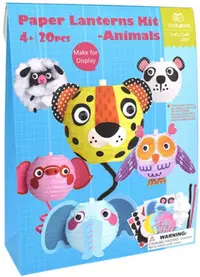 Kit de fabricare a felinarelor din hârtie Tooky Land - Animale
