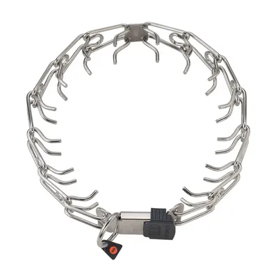 Zgarda Otel Inoxidabil pentru Dresaj cu Catarama Rapida Hermann Sprenger - 58 cm