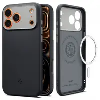 Husa MagSafe pentru Apple iPhone 17 Pro Max, Spigen, Caseology Nano Pop, Neagra ACS10262