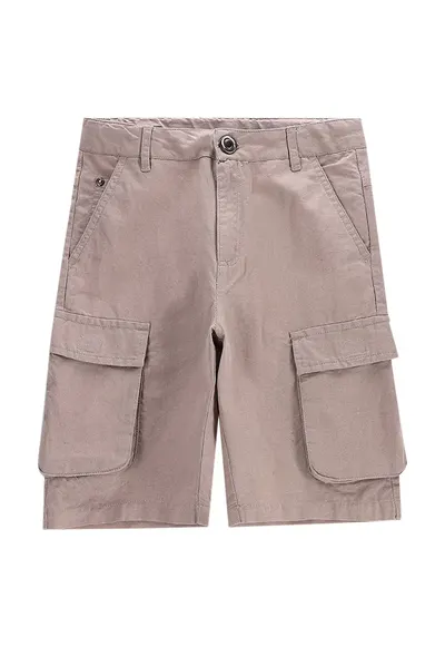Pantaloni scurti baieti WC5119501WBJ - Bumbac/In - Bej - Bej