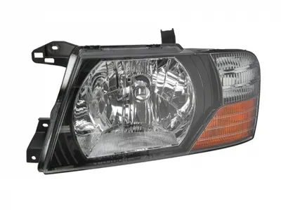 Far stanga (H4, electric, fundal negru) MITSUBISHI PAJERO 2000-2007