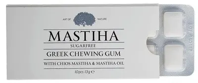 Gumă de mestecat cu Mastic și ulei de Mastic, 10 bucăți, Mastiha