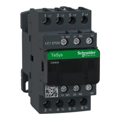 Contactor, TeSys Deca, 4P(4 NO), AC-1, <=440V, 20A, bobina 230VAC 50/60Hz, terminal cu clema cu surub
