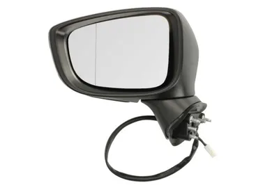 Oglinda laterala Stanga electric, asferice, incalzita, crom, carcasa, pliabil electric potrivit MAZDA 3
