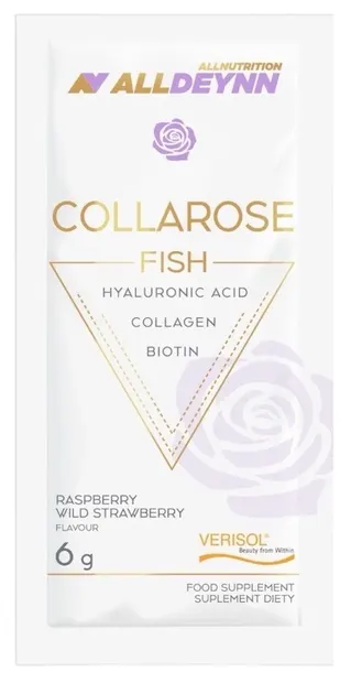 AllDeynn Collarose Fish, zmeură și căpșuni, 6 g, AllNutrition