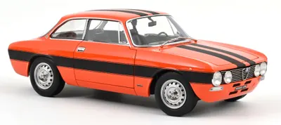 Model de colecționar NOREV Modern: Mașini - Alfa Romeo 2000 GTV, Orange, 1973