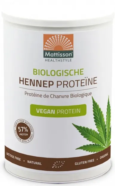 Bio Vegan Hemp Protein, 400 g, Mattisson Healthstyle