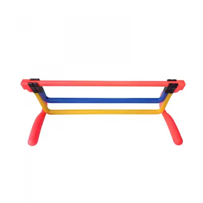 Obstacol reglabil pe inaltime 3 in 1 multicolor