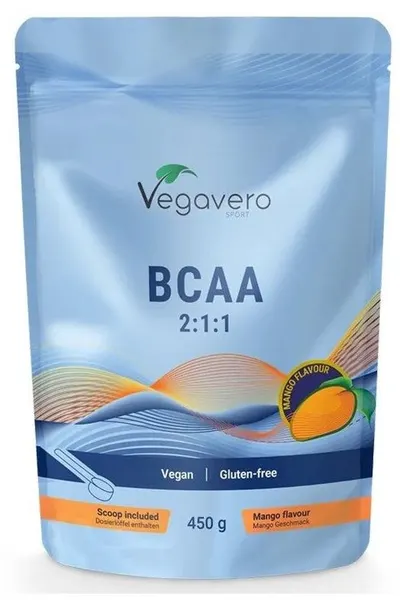 BCAA 2:1:1, mango, 450 g, Vegavero