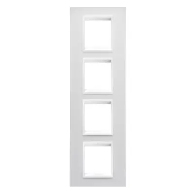 Placa ornament CProiector HORUS LUX international - IN TECHNOPOLYMER - 2+2+2+2 modul VERTICAL - WHITE MONOCHROME - CProiector HORUS