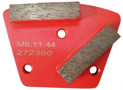 Placa cu segmenti diamantati pt. slefuire pardoseli - segment mediu (rosu) - # 20 - prindere M6 - DXDH.8506.11.42