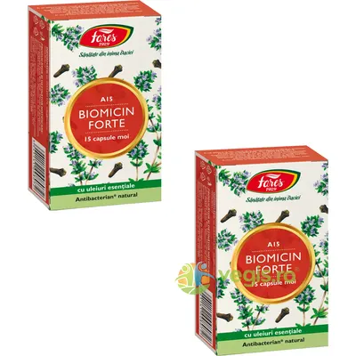 Pachet Biomicin Forte (A15) 15cps+15cps
