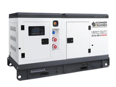 Generator de curent 33 kVA diesel - Heavy Duty - insonorizat - Konner & Sohnen - KS-33-3DE-G