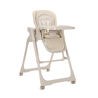 Leagan electric si scaun de masa 2 in 1 Nomino Beige, bluetooth, telecomanda, 3 viteze de leganare, panou muzical