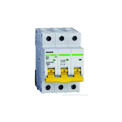 Siguranta automata tripolara 4.5kA 25A C Noark