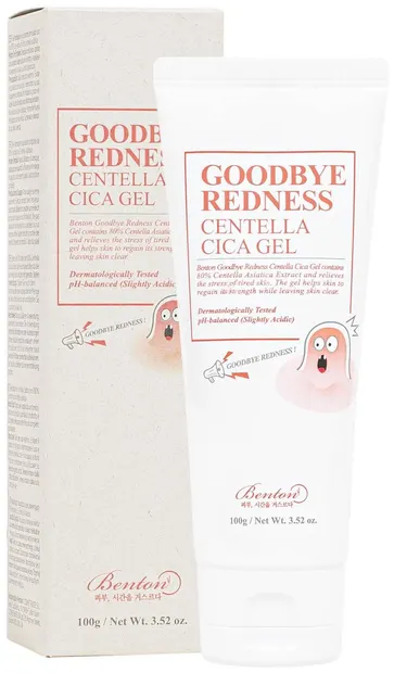Benton Goodbye Redness Gel liniștitor de față Centella, 100 g