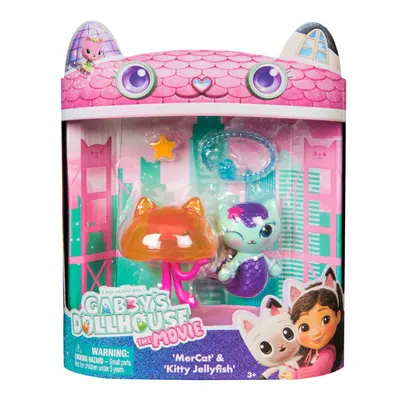 Set 2 figurine, Gabbys Dollhouse, Mercat and Kitty Jellyfish, 6074329