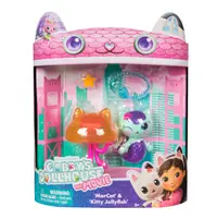 Set 2 figurine, Gabbys Dollhouse, Mercat and Kitty Jellyfish, 6074329