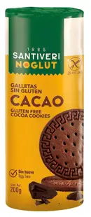 Noglut Biscuiți digestive cu cacao, 200 g, Santiveri