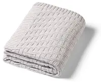 Păturică tricotată pentru bebeluși BabyOno - 75x100 cm, gri