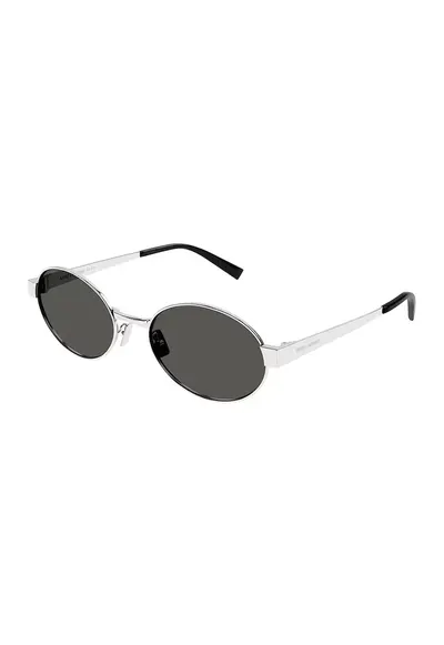 Ochelari de soare ovali cu aspect metalic