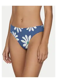 Slip de bikini Femei - albastru - poliester - elastan