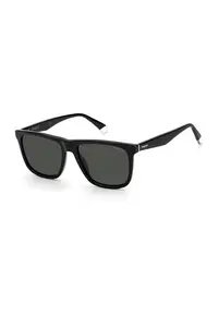 Ochelari de soare wayfarer polarizati cu lentile uni - Negru