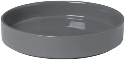 Farfurie adâncă Blomus - Pilar, 20 cm, 680 ml, gri