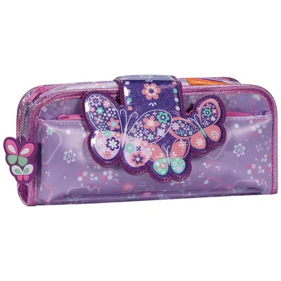 Penar tip etui, 2 fermoare, Fun Time 2 in 1, Herlitz Sweet Cakes