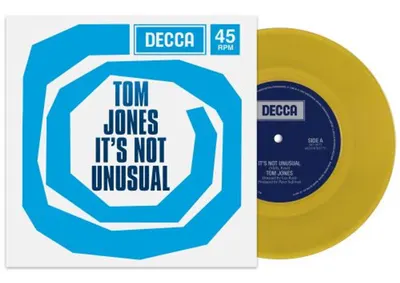 It's Not Unusual (Amber 7" Vinyl, 45RPM)