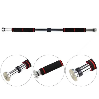 Fitness Bară Tracțiuni Stație Dips 2în1 Perete X-sport Metallic Negru