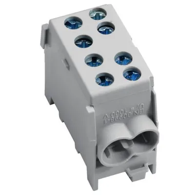 Repartitor 100A, 2x35mmp / 2x25mmp, gri Hager KH35L