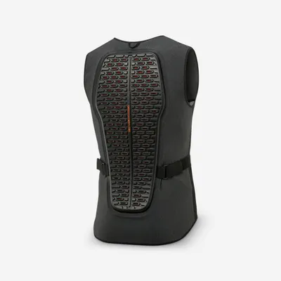 Vestă protecție dorsală MTB, schi și snowboard DBCK 500 Gri Bărbați