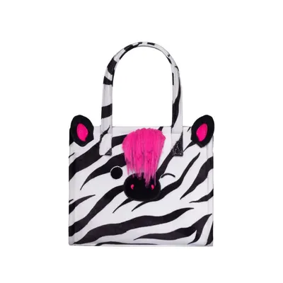 Geantă Tote pentru copii, Squishmallows, zebraTracey, 35x26x11 cm, brand Difuzed