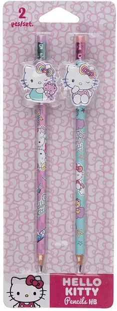 Cool Pack Hello Kitty - Set de creioane Pastel 3, HB, 2 bucăți