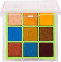 Makeup Revolution Neon - Paletă de farduri Safari Green, 9 culori