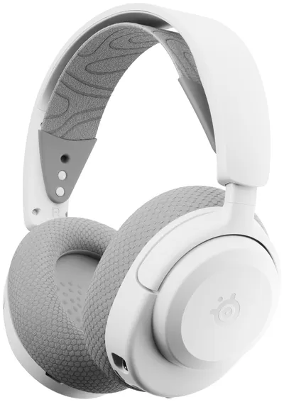 Căști de gaming SteelSeries - Arctis Nova 3PW, fara fir, albe