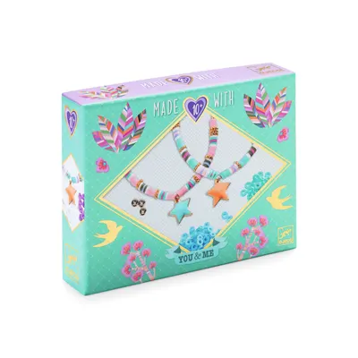 Set creativ Djeco - Faceți brățări cu stele