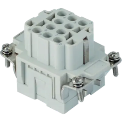 Contector industrial Mama - 44X27 - 10P + E 16A 500V / 6kV / 3 - CRIMP CONNECTION - GRI