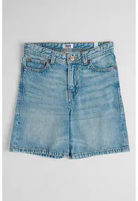 Pantaloni scurti cu talie inalta Tony - Albastru