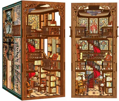 Model de asamblat MiniCity - Abbey Library