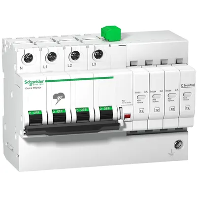 Iquick Prd40R Descarcator Modular - 3 Poli + N - 264V - Cu Transfer La Distanta