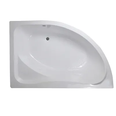 Cada baie pe colt Bella* cu suport acril 150 x 100 cm dreapta