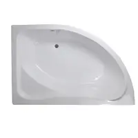 Cada baie pe colt Bella* cu suport acril 150 x 100 cm dreapta