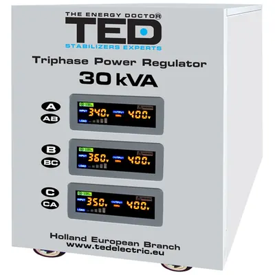 STABILIZATOR tensiune trifazat 380V 24 kw 30Kva