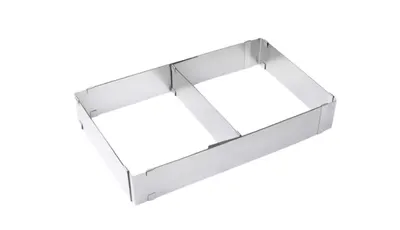 Forma dreptunghiulara pentru tort reglabila de 28 pana la 53 cm H-8CM