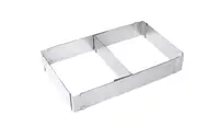 Forma dreptunghiulara pentru tort reglabila de 28 pana la 53 cm H-8CM