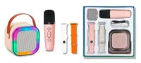 Set boxa bluetooth cu microfon karaoke si ceas smartwatch ZT 005