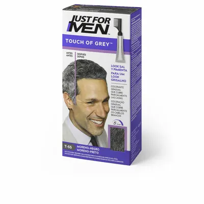 Gel colorant păr, Just For Men, Touch Of Grey, brunet-negru, 40 g