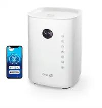 Resigilat - Umidificator si purificator Clean Air Optima CA604W Smart, WiFi, Difuzor de arome, Lampa UV-C, Ionizare, Display
